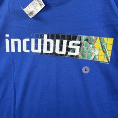 VTG 2001 INCUBUS Band T-Shirt Men’s L Blue Morning View Make Yourself DEADSTOCK