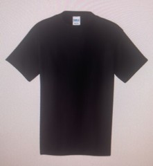 Port & Company Men’s PC54 Core Cotton 5.4oz T-Shirt Soft Plain Black Tee S-XL