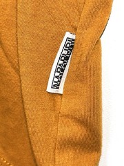 Napapijri Box Short Sleeved T-Shirt, Mustard, Men’s Small. Designer Terraces