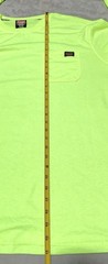 NEW Wrangler Workwear Men’s Hi-Vis Yellow Long Sleeve Pocket T-Shirt Size 3XL