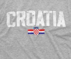 Croatia T-shirt Hrvatska Mens Womens tee Shirt Croatian Flag National Tee