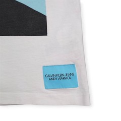 Calvin Klein x Andy Warhol Potrait T Shirt Size Small White Slub Cotton Tee