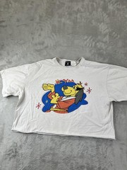 Vintage 90s Hong Kong Phooey Shirt XL Warner Brothers Hanna Barbera Cropped