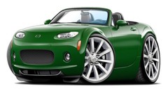 2006-08 Mazda Miata Car Art Print NEW