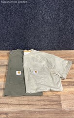 Carhartt Men’s Relaxed Fit Force Midweight Pocket T-Shirt Lot of 2 Green Tan M
