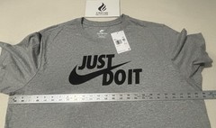 Nike Sportwear Just Do It Graphic T-Shirt Dark Grey Heather 2XL XXL AR5006-063