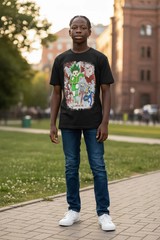 Adult Teen Hunter x Hunter Style Unisex T-Shirt – Anime Inspired Graphic Tee