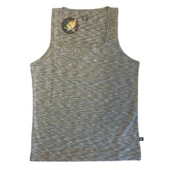 Andrew Christian Vibe Square Neck Tank Grey Large