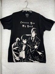 Black Butler Shirt Mens Large Forever Yes My Lord Anime Manga Aniplex