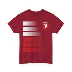 Tunisia Flag Soccer Shirt, Tunisian Soccer 2026 Jersey Style Shirt