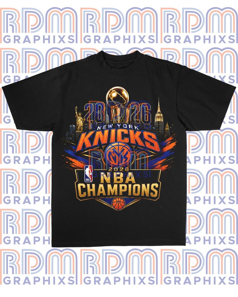 New York Knicks 2026 NBA Champions T-shirt