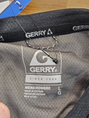 L / LARGE – BLACK – Gerry Men’s Lightweight Cool Knit Active Gym Tee Shirt