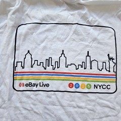 NYCC 2025 Exclusive Ebay Live on Tour Swag Bundle T-Shirt Small New York N0