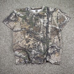 Vintage Russell Athletic Camo Tee Super Faded And Distressed Size XL Essentials