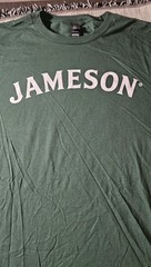 Jameson Irish Whiskey T-Shirt Adult XL Unisex Cotton Dark/Forrest Green
