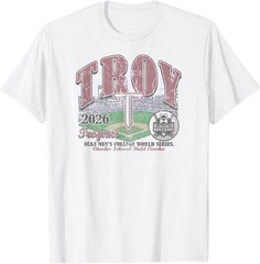 Troy Trojans College World Series 2026 CWS Baseball T-Shirt