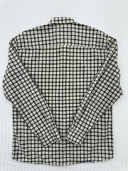 S.Oliver Men’s White Plaid Cotton Button-Up Shirt L/XL Long Sleeve