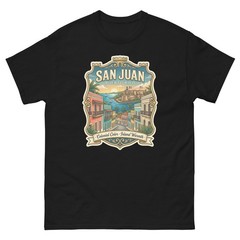 San Juan Puerto Rico Colonial Graphic T-Shirt Unisex Travel Tee