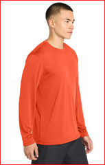 New Sport-Tek® Long Sleeve PosiCharge® Competitor™ Tee Neon Orange XXXL
