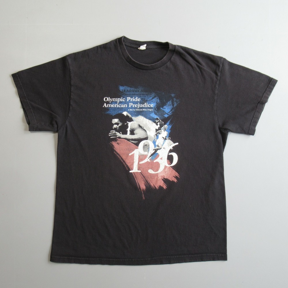 2016 Movie Documentary Promo T Shirt Olympic Pride American Prejudice L