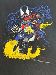 Vintage 1992 Marvel Comics Venom vs. Ghost Rider and Spider-Man Graphic T-Shirt