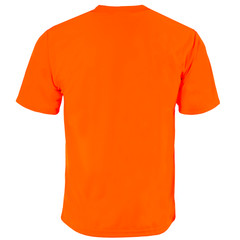 Hi Vis Orange Safety 5-pack T Shirts Fast Drying Short Sleeve JORESTECH