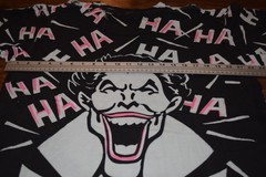 Joker All Over Print vtg Batman Single Stitch t shirt AOP XL Short Boxy L/XL Lg