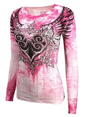 Xtreme Couture by Affliction Women’s Long Sleeve Thermal Shirt Dealer