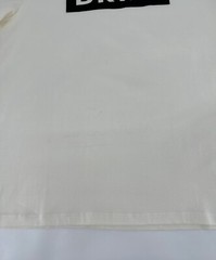 DKNY T-Shirt Mens Medium Tofu Box Logo Designer Crewneck Tee Cotton Retro Y2K