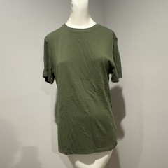Goodfellow & Co Men’s S Regular Green Solid Crew Neck Short Sleeve T-Shirt