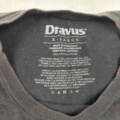 Dravus Co. Mens Graphic T-Shirt Black Yellow Crew XL Heading Nowhere