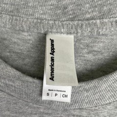 American Apparel Mens S Heather Grey Crew Neck Short Sleeve T-Shirt Cotton Norm