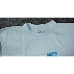 Vintage 90s Skitzo Color T Shirt Baby Blue Single Stitch Boxy Oversized Mens XXL