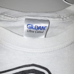 Gildan Ultra Cotton Men’s S White Cotton Thug Mormon Graphic Crew Neck Tee