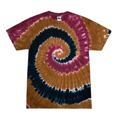 Multi-Color Rainbow New Tie Dye T-Shirts, Kids and Adult S to 5XL, Cotton 100%