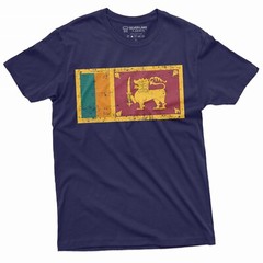 Sri Lanka Flag T-shirt Sri Lanka Coat of Arms nationality Patriotic Unisex Shirt