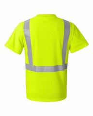 YELLOW COLOR HI VIZ T SHIRT FOR MEN 100% COTTON T-SHIRT ALL SIZE AVAILABLE