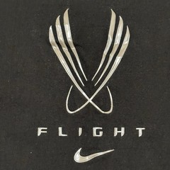 Vintage Y2K 80s 90s Made In USA Nike Flight Basketball Black T Shirt Mens XL