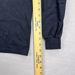 Mr. Zogs Sex Wax Shirt Mens Small Black Long Sleeve Logo Graphic Surf Tee