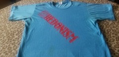 HEDONISM TEE SHIRT 70S NEGRIL BEACH VILLAGE COOL SOFT THIN SHIRT ALMOST SEE THRU
