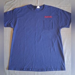 Men’s 100% Cotton True Value Short Sleeve Pocket Tee Pocket T-Shirt BLUE
