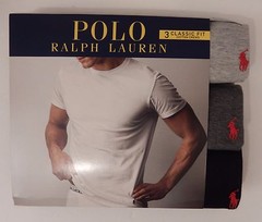 3 POLO RALPH LAUREN S M L XL 2XL COTTON BLACK WHITE GRAY BLUE CREW NECK T SHIRTS