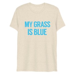 My Grass Is Blue T-Shirt, Classic Rock, Lynyrd Skynyrd, 70’s,Bluegrass, Kentucky
