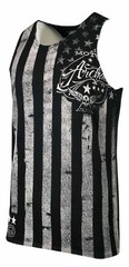 ARCHAIC by AFFLICTION Men’s Tank NATION Black USA Flag Biker S-5XL $40