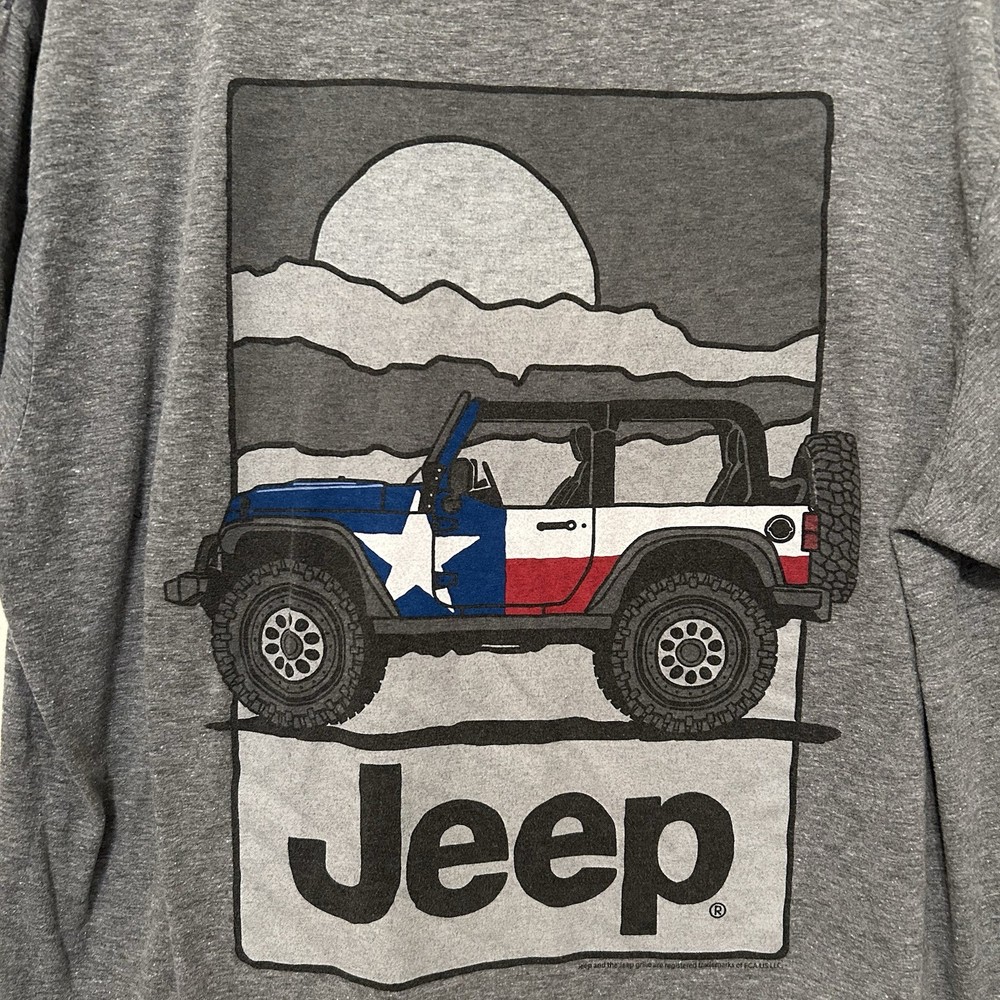 Jedco Texas Jeep Wrangler Shirt XL Texan Outdoors BG44