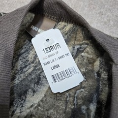 Men’s Vintage Mossy Oak Camo AOP Long Sleeve Shirt Size L Ranger USA Made 90s