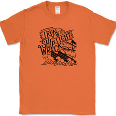 I RUN A TIGHT SHIP WRECK T-Shirt Funny House Wife Mom Humor Tee