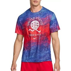 Nike Men’s Dri-FIT Running T-Shirt USA Miler FJ3411-635 Track Size Large NWT