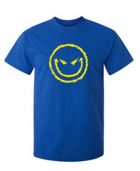 Evil Faces Sarcastic Humor Graphic Novelty Super Soft Ring Spun Funny T Shirt