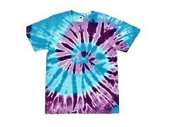 Colorful Tie Dye T-Shirts Kids & Adult Hand dyed Cotton Colortone